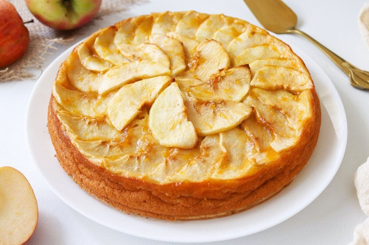 Tarta de manzana.