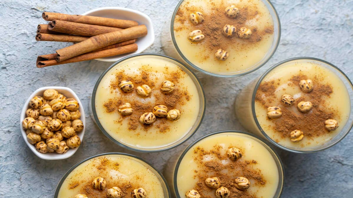 Natillas vegana sin leche ni huevo.