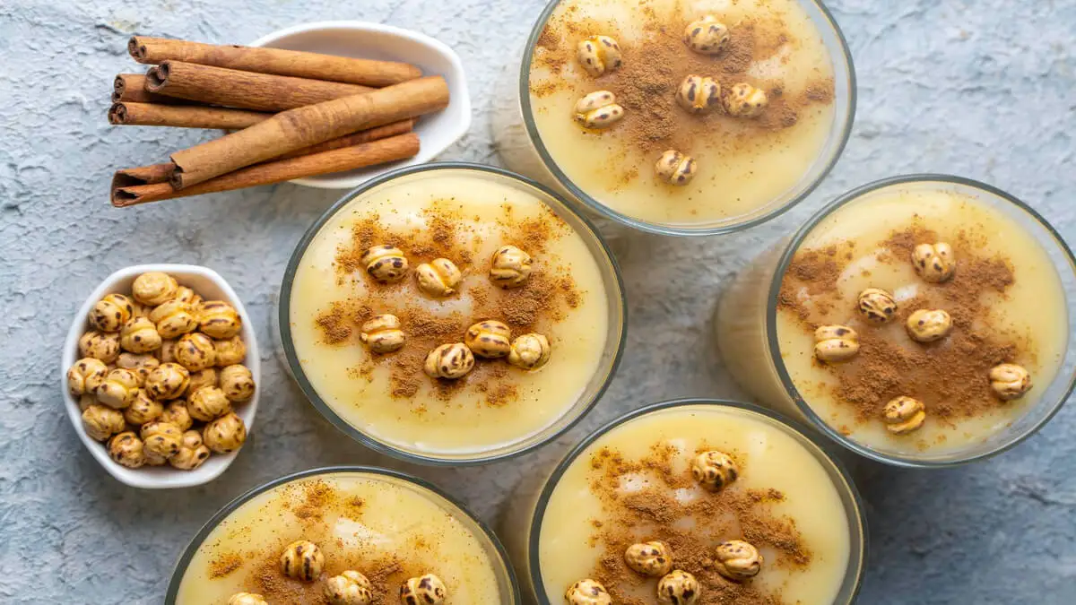 Natillas vegana sin leche ni huevo.