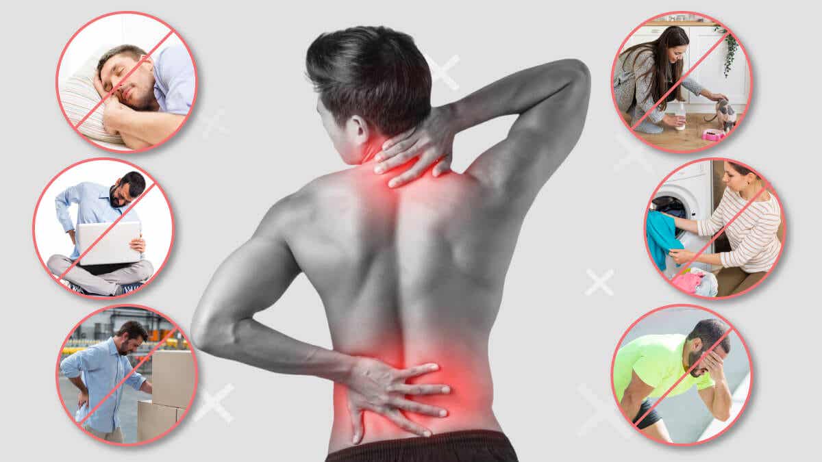 9 actividades que debes evitar si tienes una hernia discal