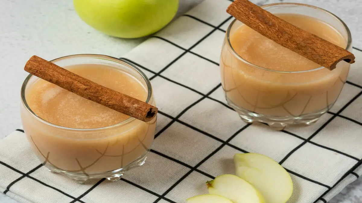 Natillas caseras con manzana