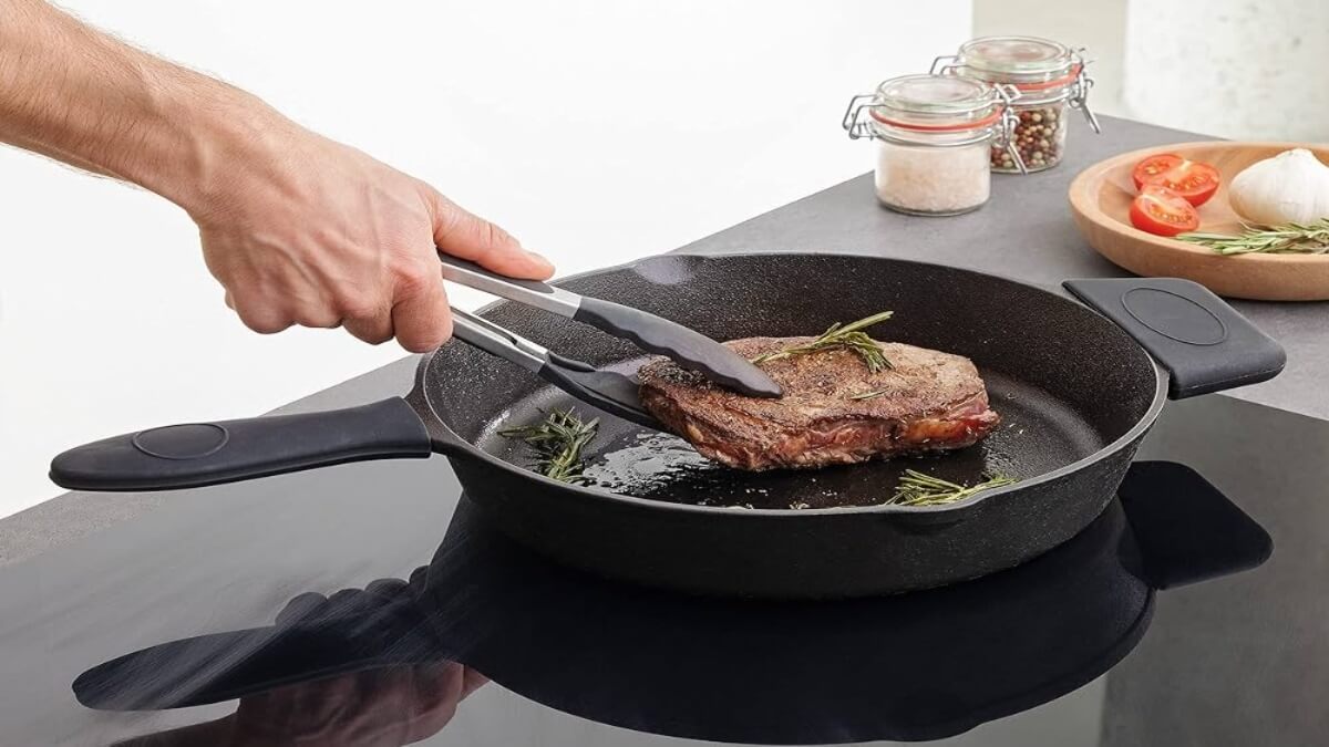 Sartén wok de compuesto de titanio duradero de 30 cm / 32 cm con