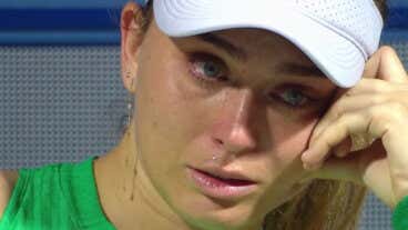 Paula Badosa: retirada y lágrimas en el WTA 1000 de Dubái