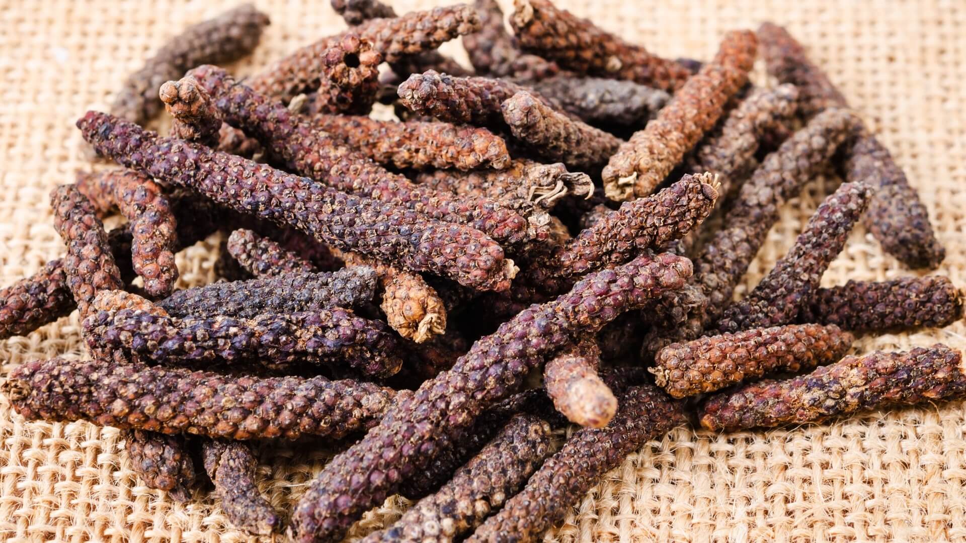 Piper longum qui contient de la pipérine.