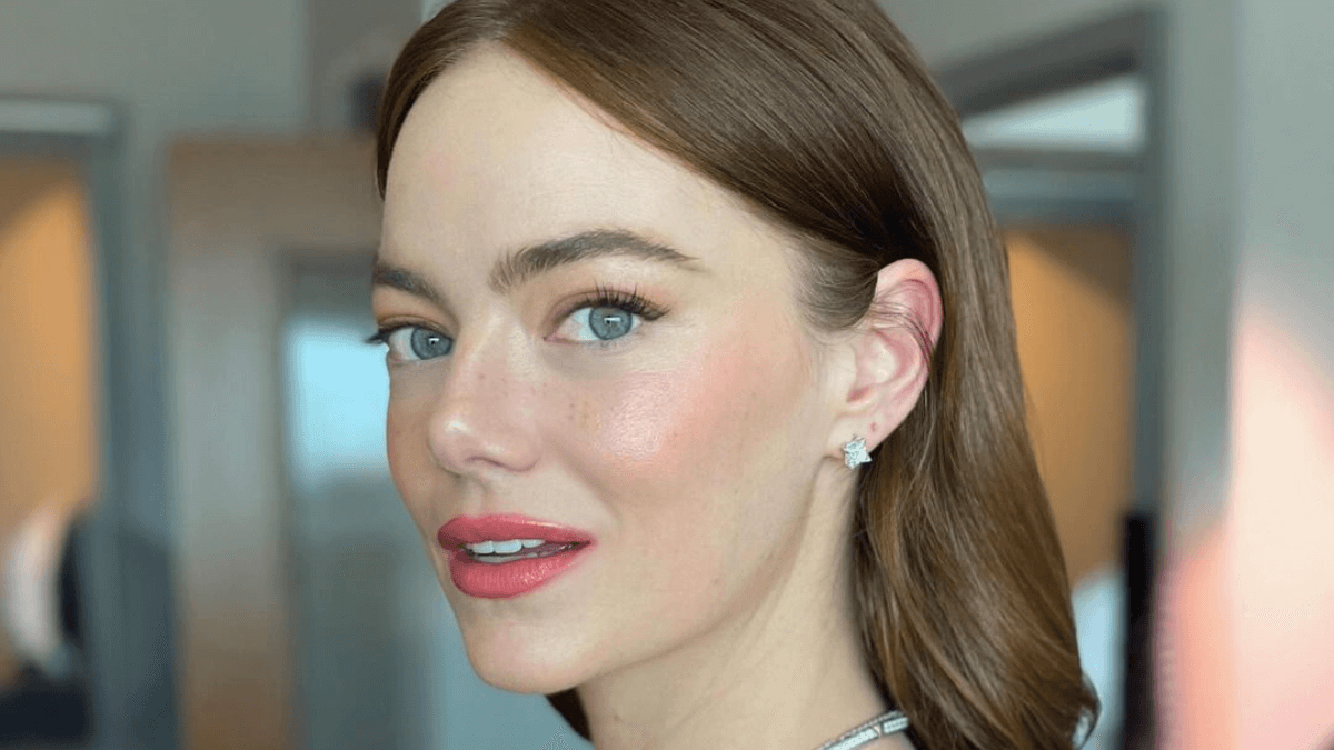 Emma Stone luciendo un no makeup makeup