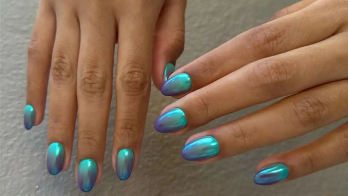 Diseños de uñas redondas ombré