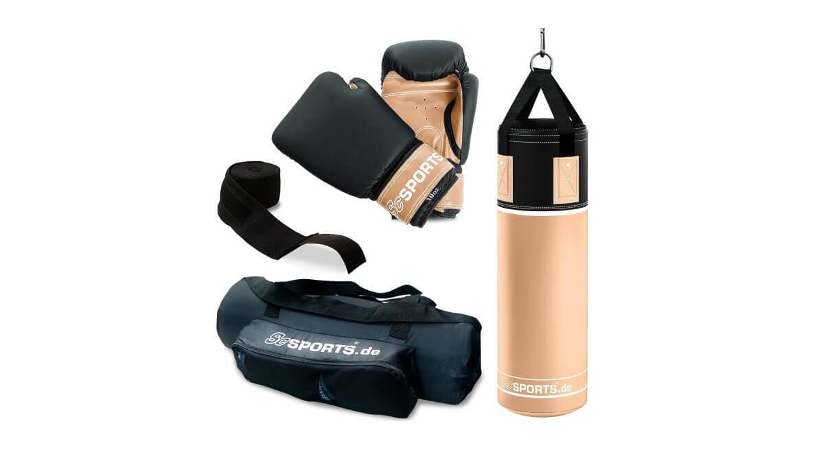Herramientas para entrenar en casa: kit de boxeo.