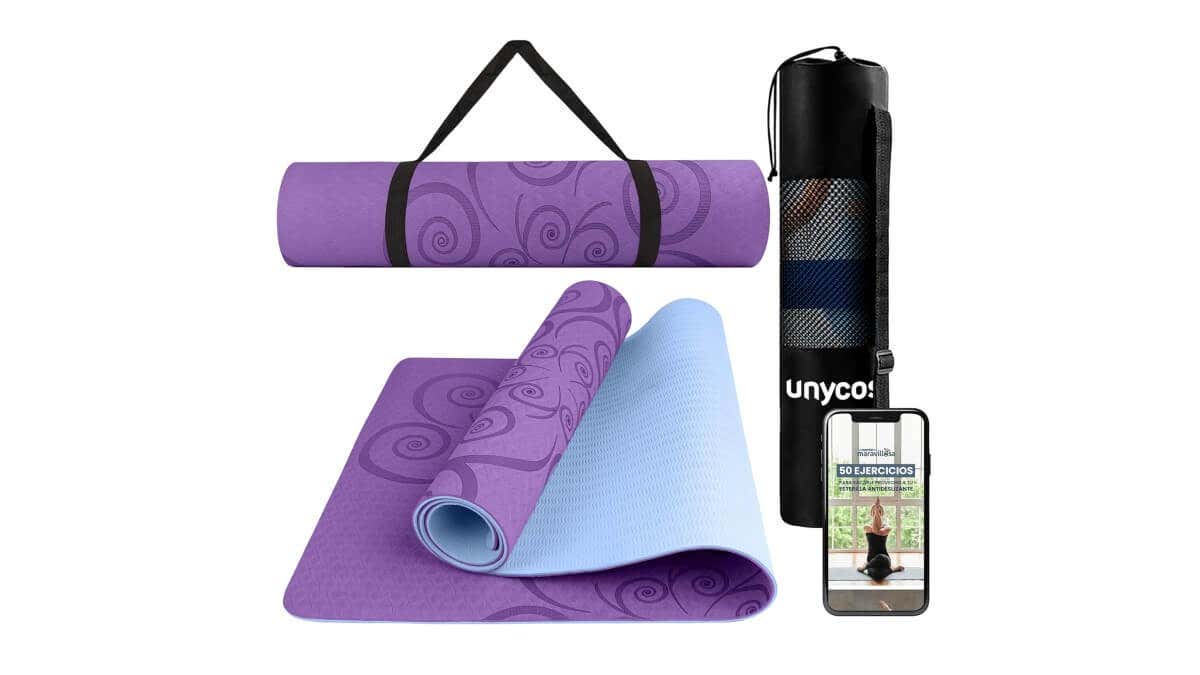 Herramientas para entrenar en casa: mat de yoga