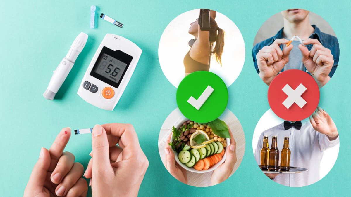 Hábitos para prevenir la diabetes de forma natural.