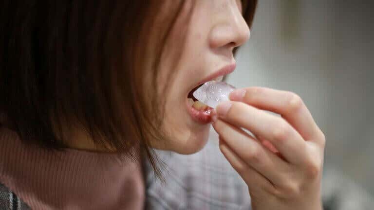 ¿Sabías que masticar hielo puede dañar tu dentadura?