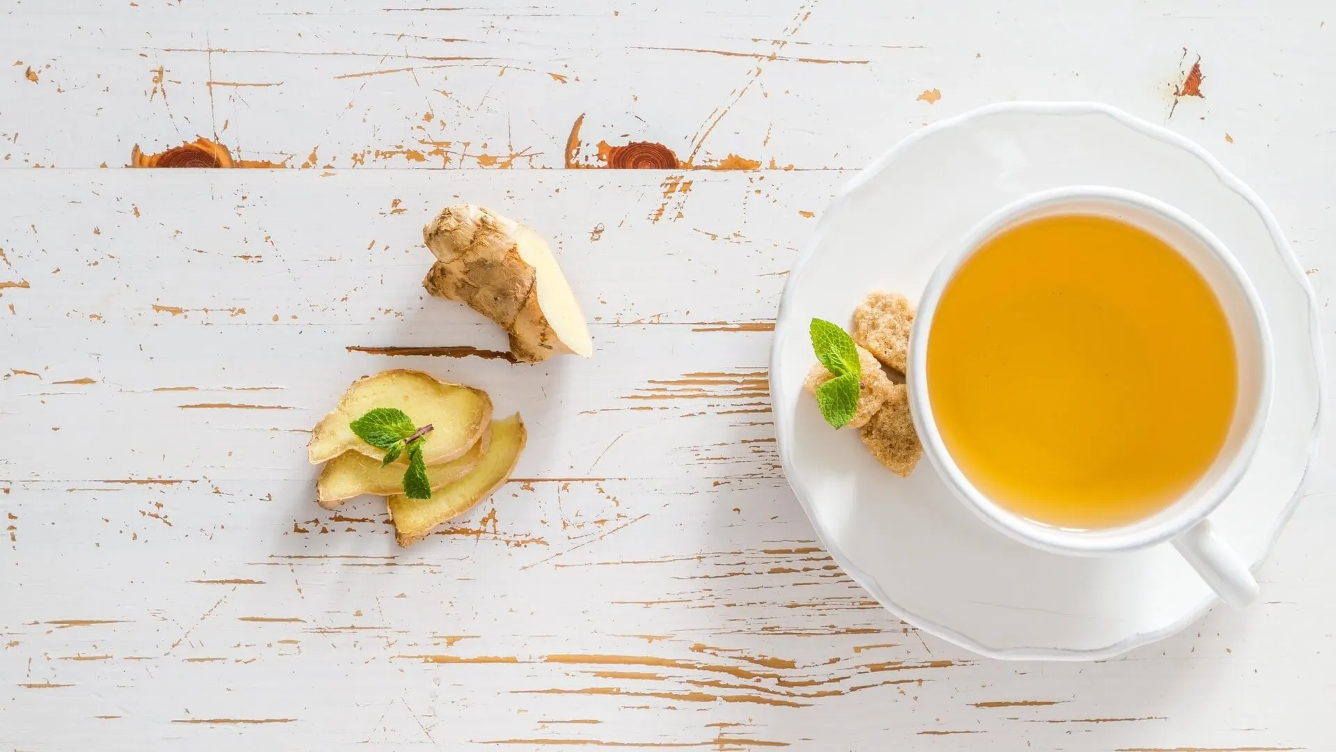 Té de jengibre.