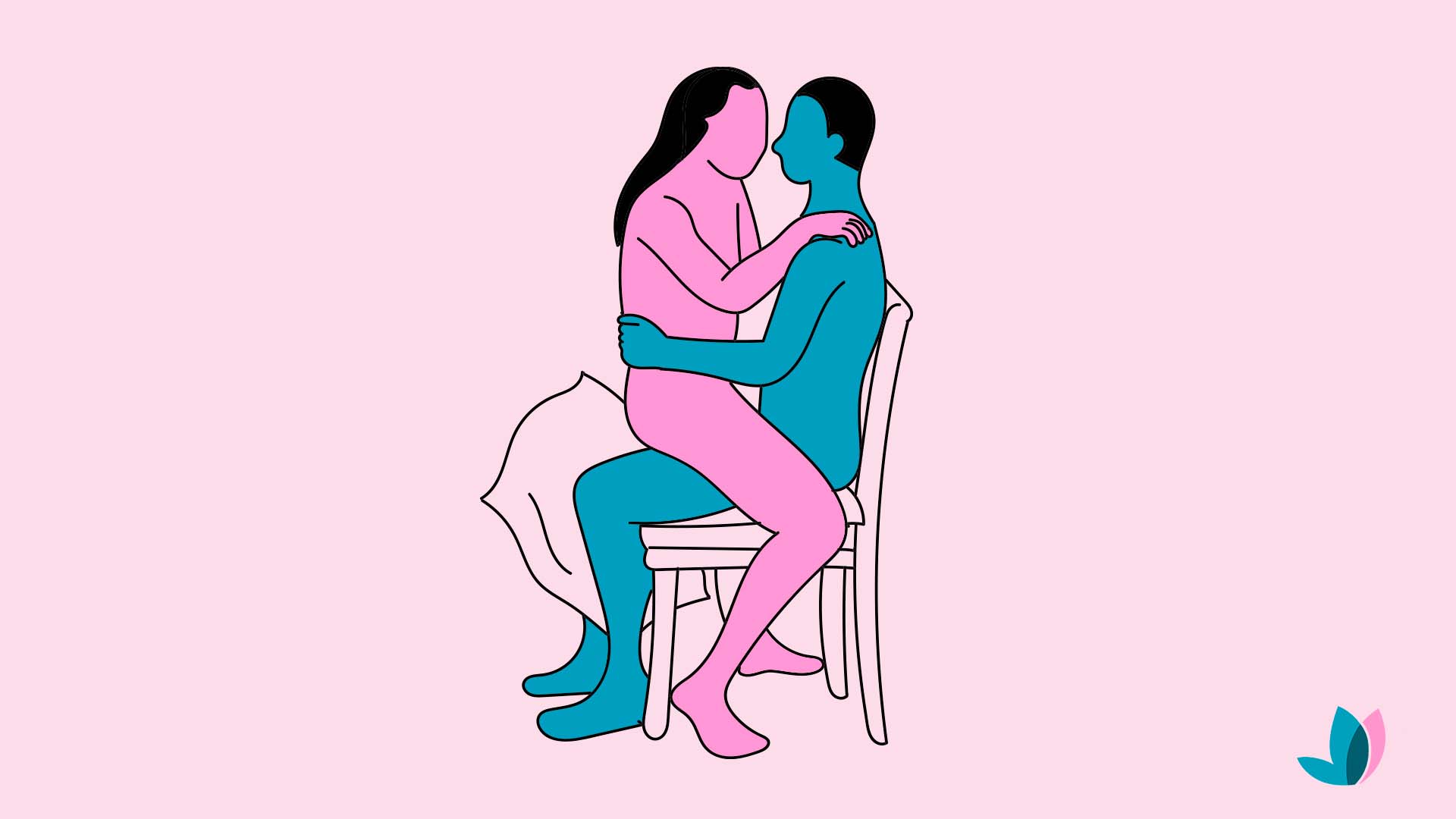 Sexo sentados en una silla tras la operación de cadera.