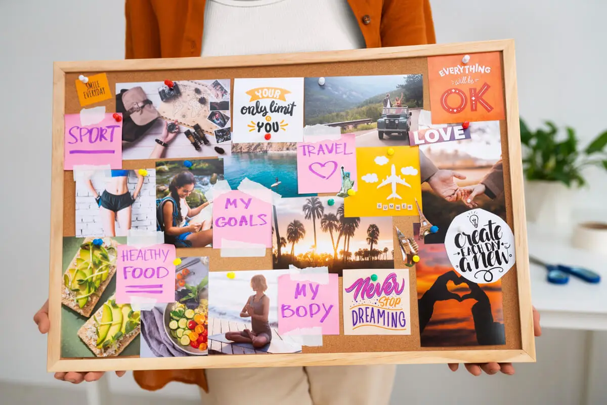 vision board o mapa de los sueños completo