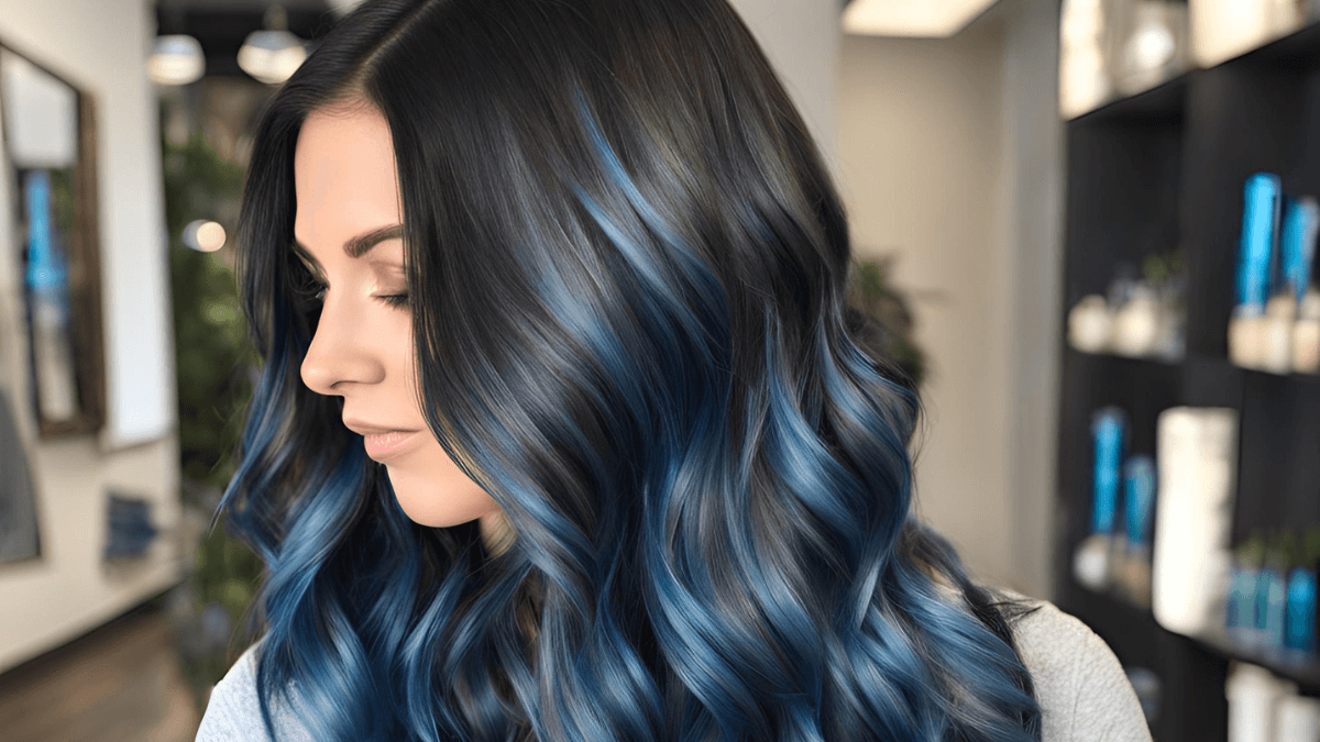 Balayage azul.