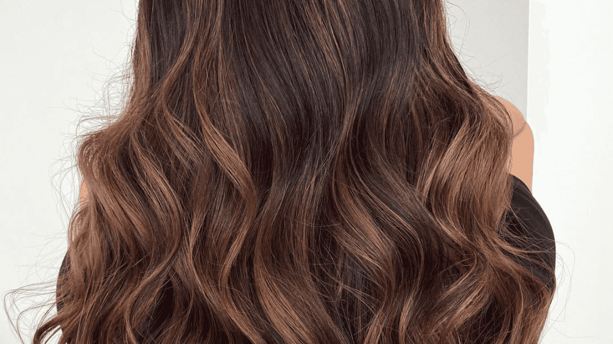 Balayage chocolate.
