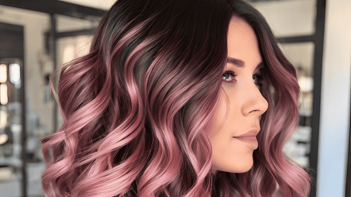 Balayage rosa.