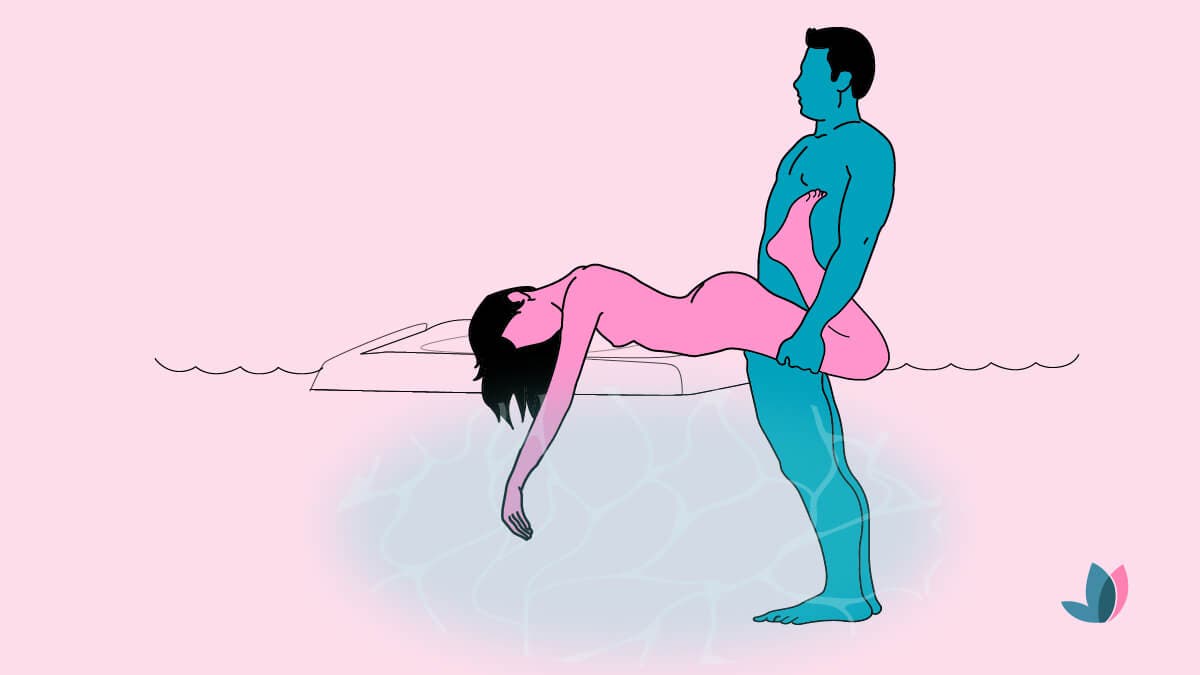 Postura la lancha para tener sexo bajo el agua.
