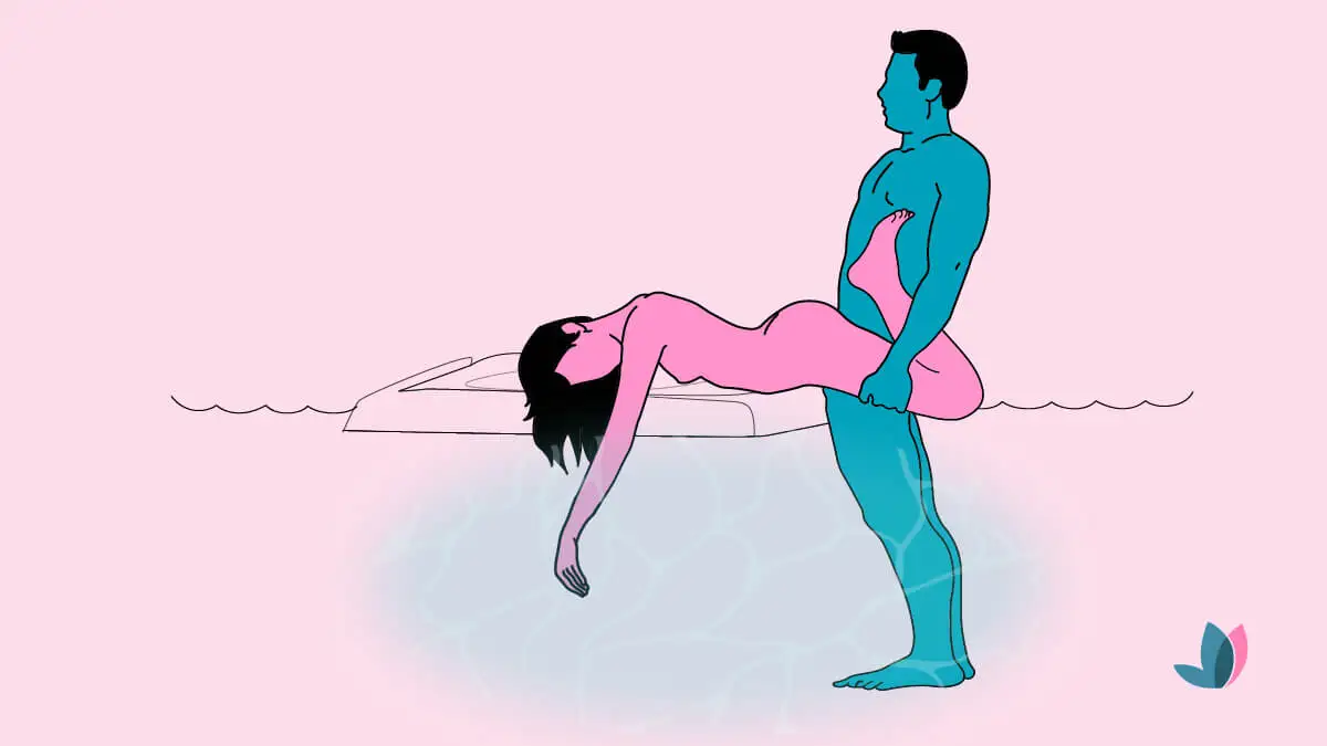 Postura la lancha para tener sexo bajo el agua.