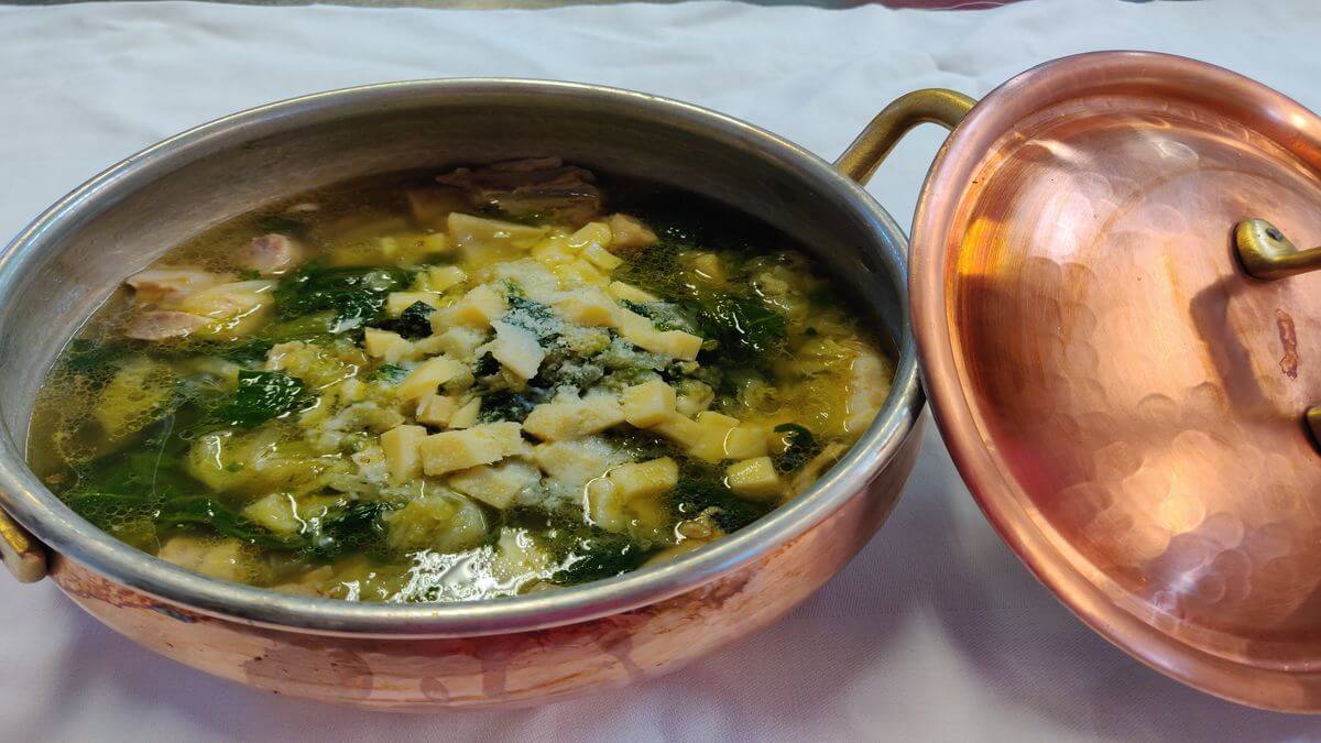 Sopa de escarola.