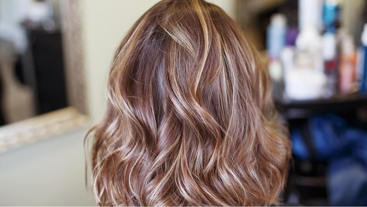 Mechas melting bronde