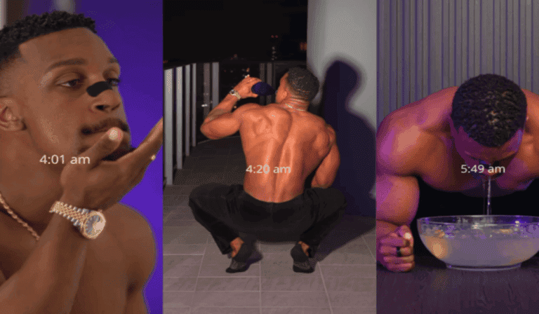 Así es la rutina viral de Ashton Hall que arranca a las 3:52 AM