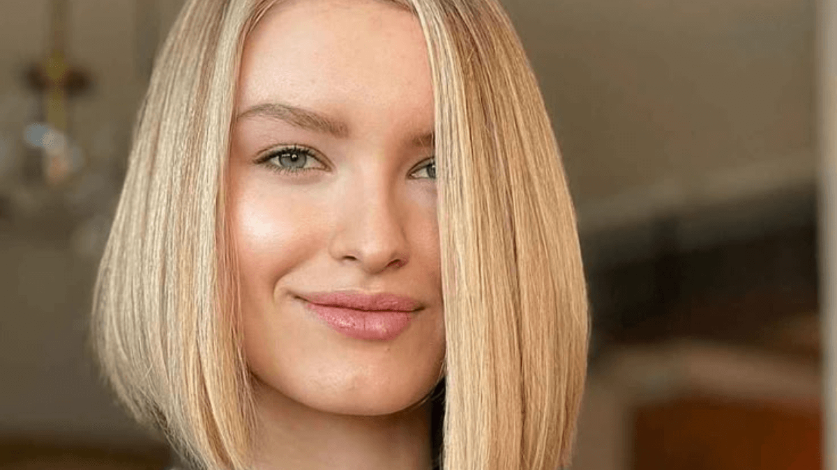 Corte de cabello bob asimétrico.