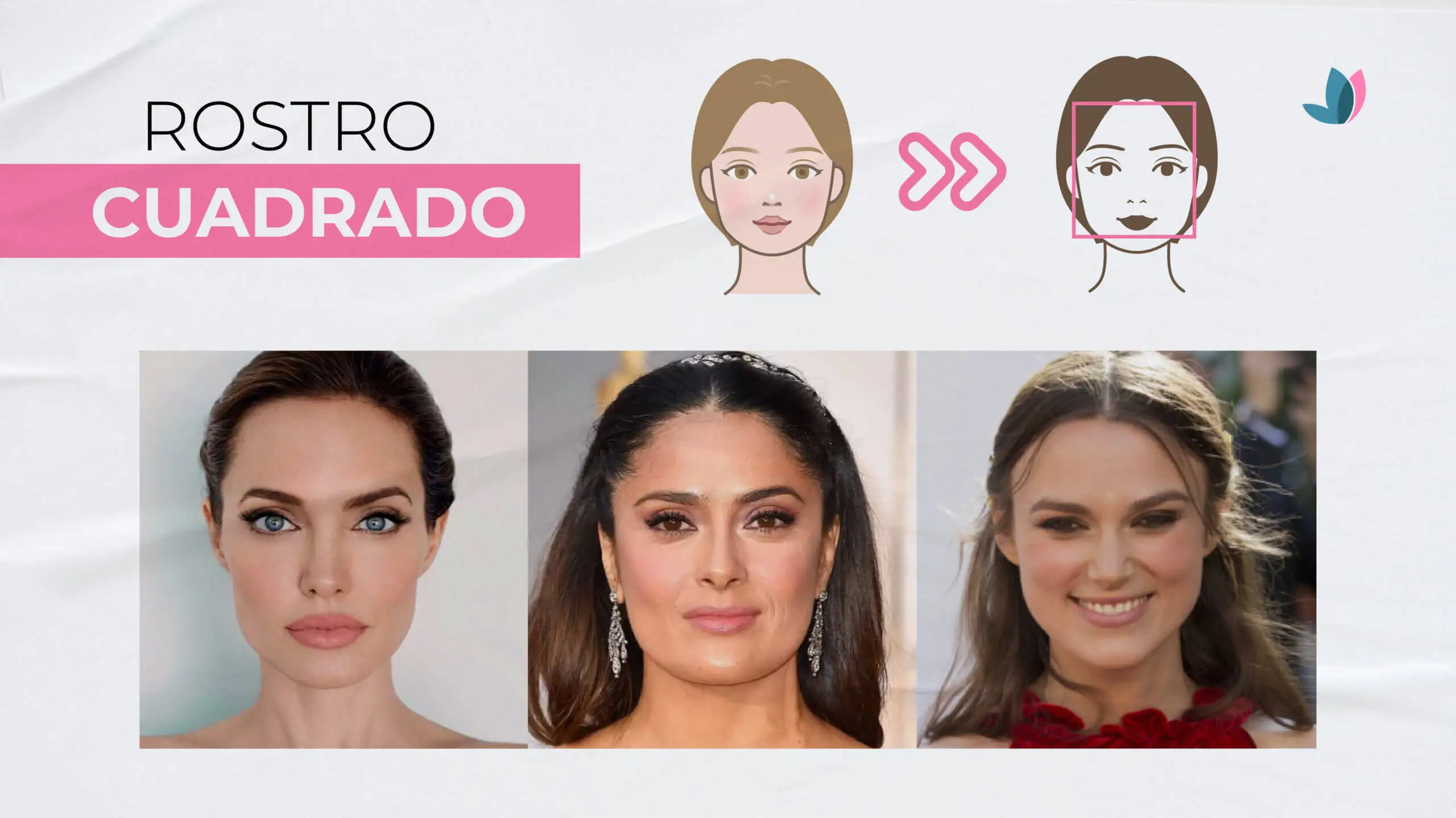 Celebridades con rostro cuadrado.