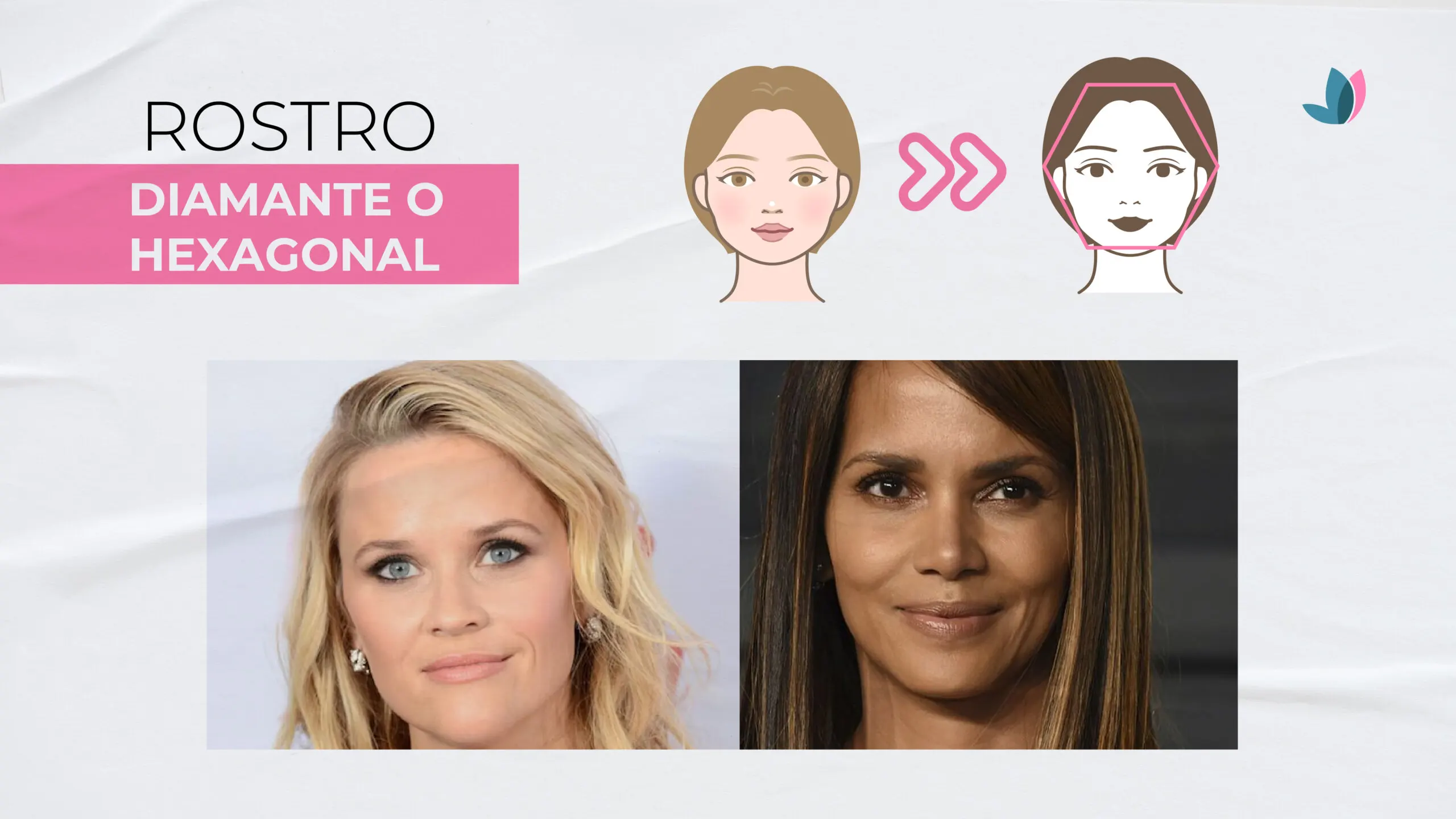 Celebridades con rostro diamante o hexagonal.