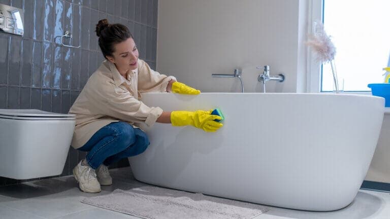 8 trucos para limpiar la bañera y que quede reluciente