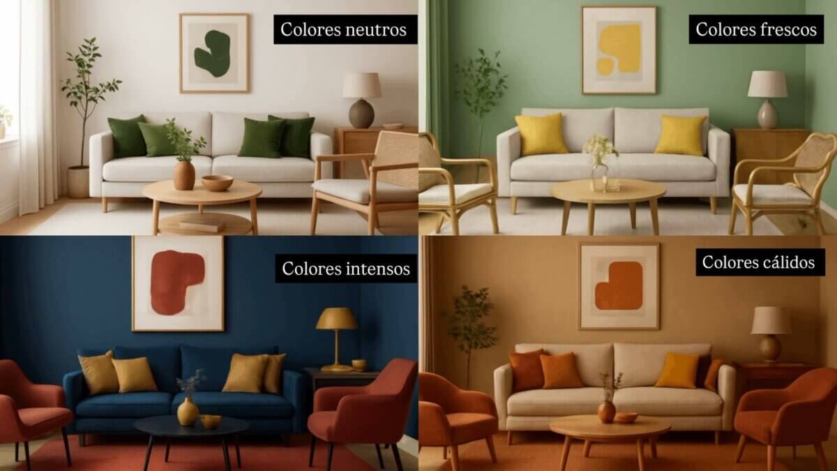 Decoración de salón Decora tu hogar como un experto con la regla 60 30 10 del color
