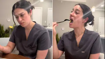 Una chica con fobia a las frutas llora al probar piña por primera vez: su reacción se volvió viral