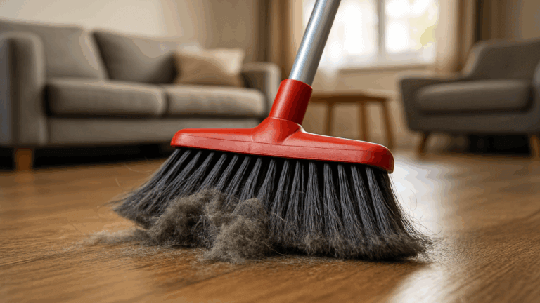 ¿Tu escoba está llena de pelos? Descubre 2 trucos para eliminarlos fácilmente