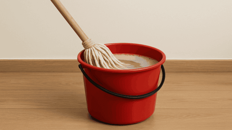 ¿Tu fregona huele mal? Este remojo nocturno la desinfecta y elimina el mal olor