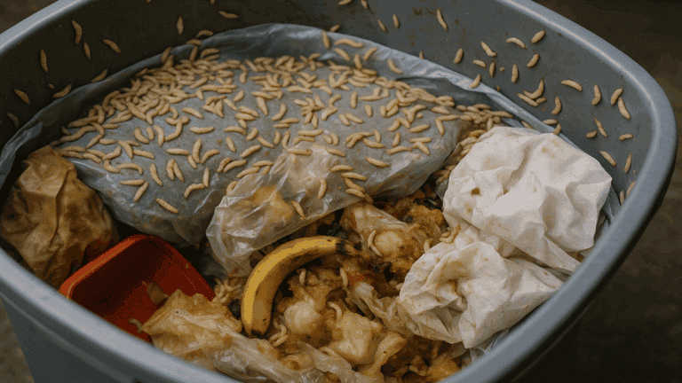 5 consejos para evitar gusanos y moscas en el cubo de la basura