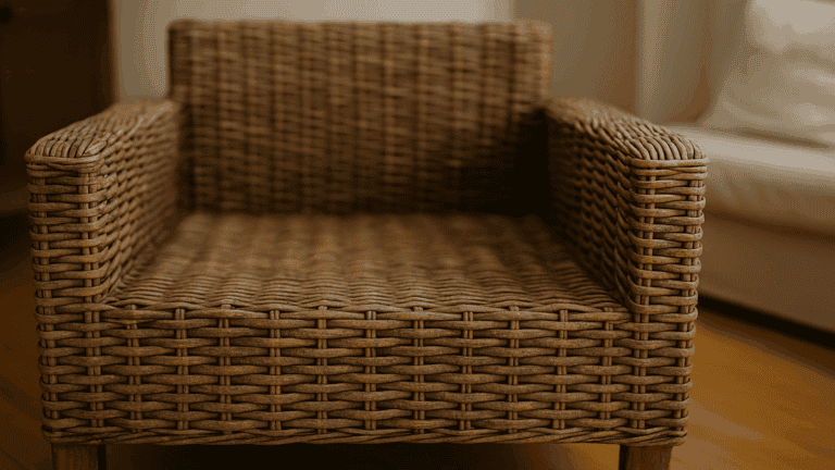 Así se limpian las sillas de mimbre sin que se deformen ni pierdan color