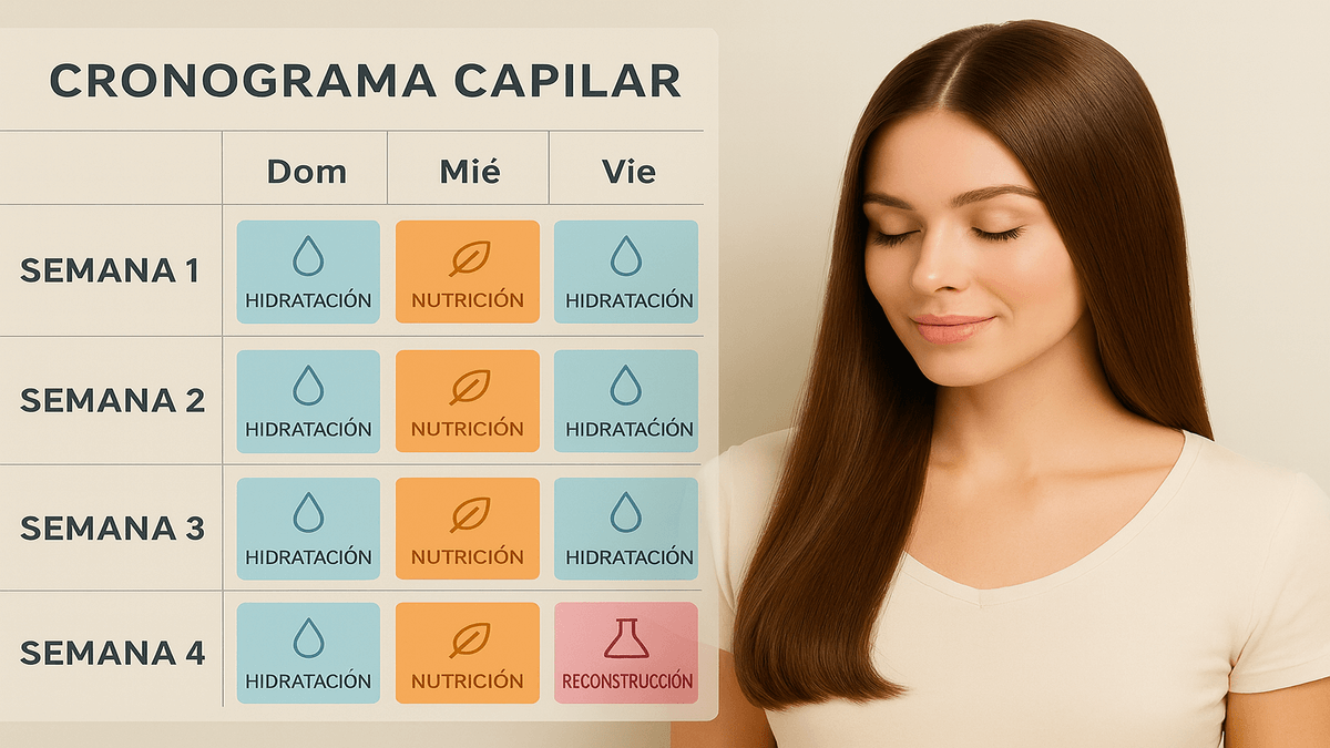 Cronograma capilar: guía para darle a tu cabello exactamente lo que