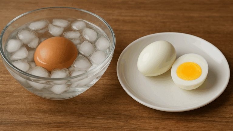 Huevos duros que se pelan solos: el método del agua helada que nunca falla
