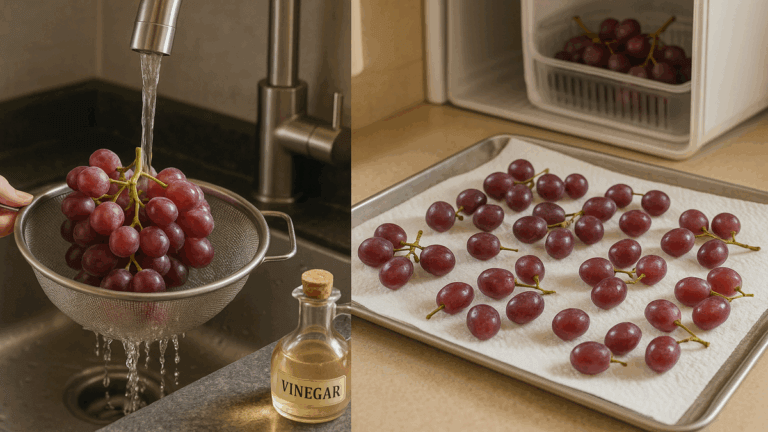 Uvas frescas por más tiempo: el método correcto para lavarlas y almacenarlas