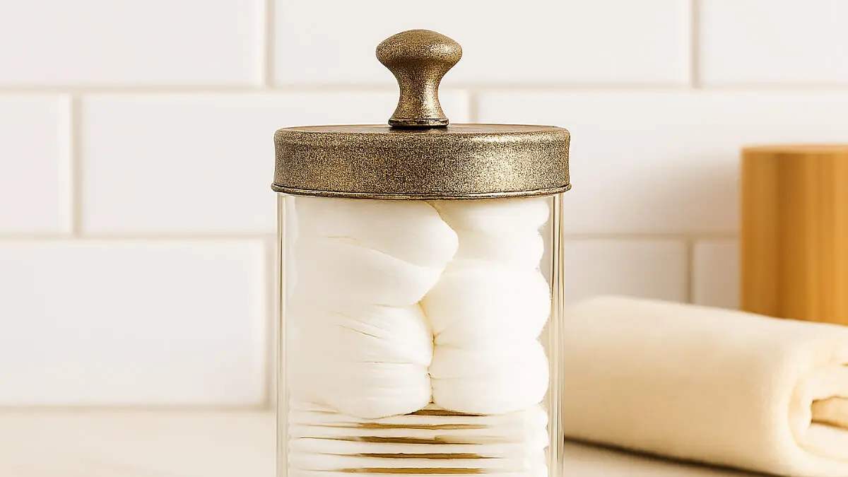 Organizador de baño.