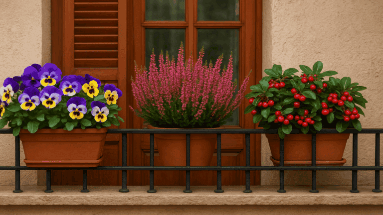Las 7 mejores plantas de otoño para decorar balcones