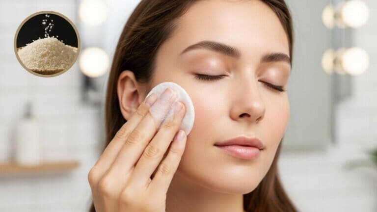 Cómo lavarse la cara con agua de arroz: la rutina que sí funciona