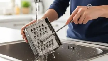 Cómo limpiar el rallador sin cortarte ni dejar restos entre los agujeros