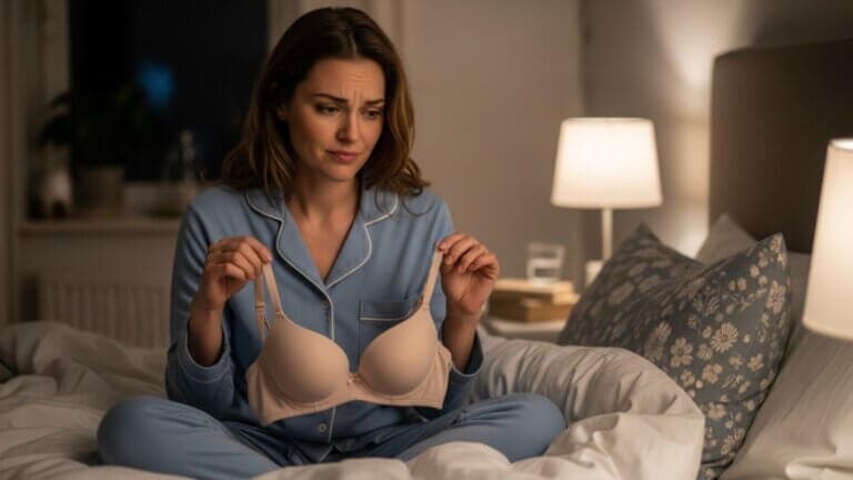 Lo que le pasa a tu cuerpo cuando duermes con el sostén puesto toda la noche