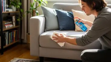 Guía para lavar los sillones de tela sin empapar la espuma y evitar malos olores