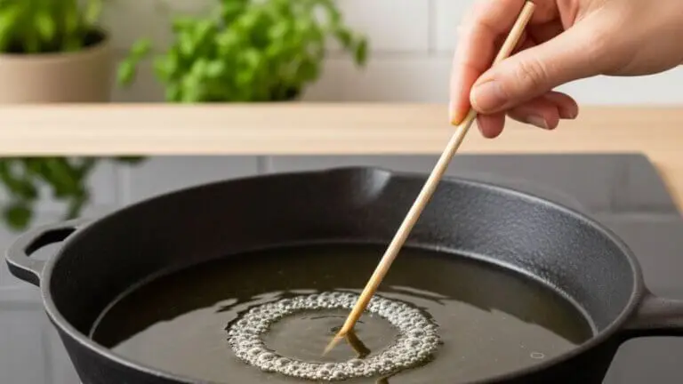 El truco del palillo para saber si el aceite está listo para freír (¿funciona?)