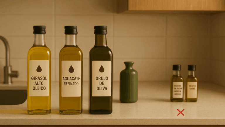 Los 3 mejores aceites para freír (y los 2 que debes evitar por tu bien)