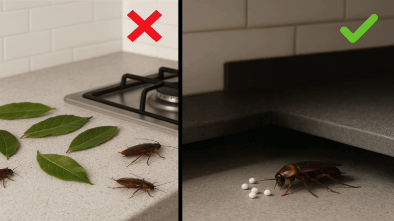 Hojas de laurel contra las cucarachas: ¿funciona? (Mejor intenta esto)