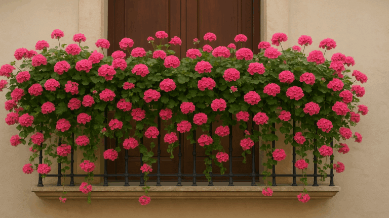 Gitanillas: cómo lograr balcones llenos de cascadas de flores
