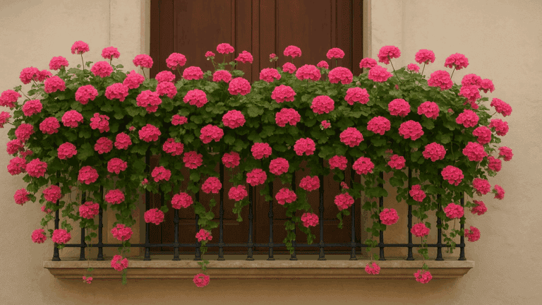 Gitanillas: cómo lograr balcones llenos de cascadas de flores