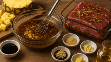 Aprender a preparar el mejor marinado con piña para unos asados tiernos y sabrosos